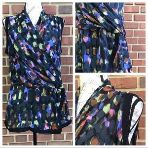CAbi Flaunt Sleeveless Wrap Top